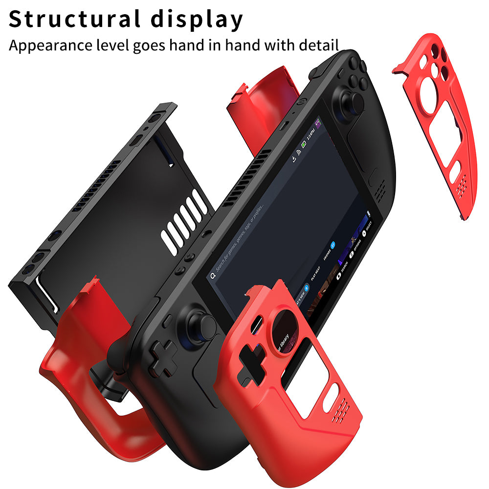 For Steam Deck Anti-Scratch Game Controller Case Shockproof Carbon Steel Protective Cover Protector For Steam Deck Anti-Scratch Game Controller Case Shockproof Carbon Steel Protective Cover Protector